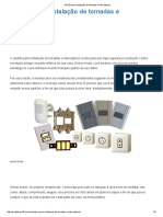 Padrão para Instalação de Tomadas e Interruptores