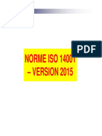 Norme Iso 14001 - 2015