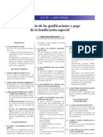 Inafectación de Las Gratificaciones y Pago de La Bonificación Especial