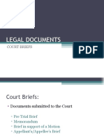 Legal Documents Court Briefs