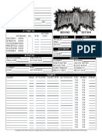 Earthdawn Character Sheet 2e PDF