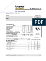 Technical Data: NPN Power Silicon Transistor