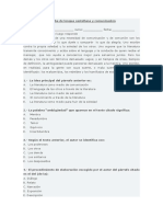 Prueba de Lengua Castellana y Comunicación