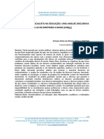 Discurso Assistencialista Na Educação... (BARTHO, Viviane Dinês de O. R.)