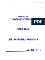 058 - Annexe 5 Immobilisations