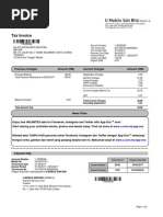 Tax Invoice: Total Amount Payment Due Date Current Amount Amount Overdue