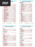 PC12 Checklist PDF