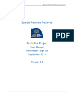 The User Manual For TaxOnline Project