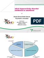 Attention Deficit Hyperactivity Disorder From Childhood To Adulthood