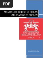 Manual de Derecho de Las Obligaciones Civiles - Alejandra Garcia Téllez