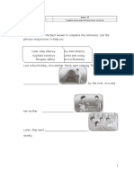 Skills: Band Marks: 15 Writing Band 2 Complete Linear and Non-Linear Texts Correctly