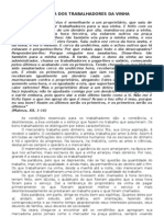 Parábola Dos Trabalhadores Da Vinha