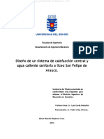 Diseño Sistema Calefacción Central y Agua Caliente Sanitaria PDF