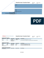 Requisition Import Exceptions Report: Self Service Procurement