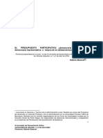 Presupuesto Participativo Democracia Directa Vs Democracia Representativa Gabriel Abascal