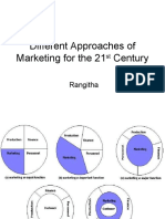 Different Approaches of Marketing For The 21 Century: Rangitha