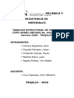 Proyecto de Mecanica Analisis Estructural de Un Techo Tipo How Empresa Doctor Wash