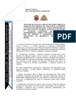 TRATADO Supremo Conclave Tratado de Aliança, Rito Brasileiro e Adonhiramita