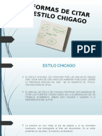 Formas de Citar Estilo Chicago