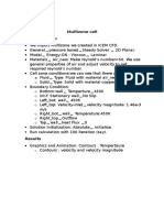 Multizone Cell FLUENT Analysis