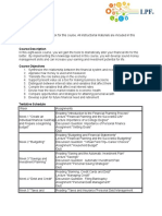 Personal Finance Syllabus