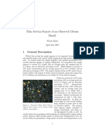 Thin Section Report of An Observed Olivine Basalt: 1 General Description