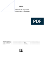 Elce Cuadernillo de Respuestas PDF