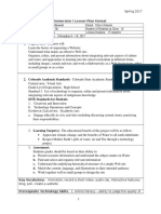 Im I Lesson Plan Template With Technology