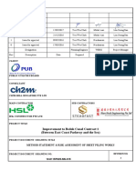 Method Statement - Sheet Piling Works