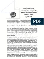 Thayer, ASEAN-China South China Sea Code of Conduct Background