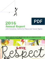 Annual Report: John Humphrey Centre For Peace and Human Rights