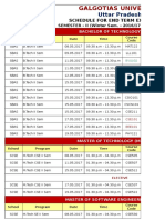 Date Sheet