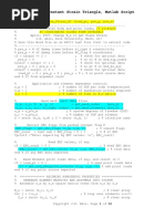 Plane Stress, Constant Strain Triangle, Matlab Script