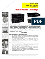 Maintain Power Delivery!: Power Plant Motor Bus Transfer Capabilities