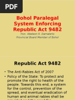 5 Bohol Paralegal System Enforcing Republic Act 9482.atty - Damalerio