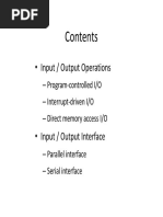 Input / Output Operations - Input / Output Operations