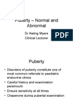 Puberty Lecture