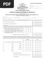 1913 IRS 1040 Form