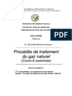 Procedés de Traitement Du Gaz Naturel