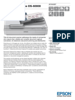 Epson WorkForce DS 60000 Datasheet