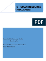 Strategic HRM Report