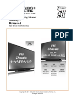 Mitsubishi Digital Television 2011-2012 Technical Training Manual LaserVue and DLP