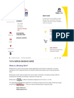 Binding Wire From Tata PDF