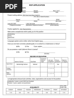 55 Microsoft Word - Rop Job Application With Availablity Front-For Fillable