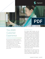 The 2020 Customer Experience