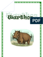 Warthog Activity by Donnette E Davis, ST Aiden's Homeschool, South Africa