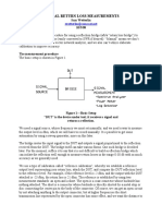 Manual - Return Loss Measurements