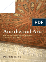 (Peter Kivy) Antithetical Arts On The Ancient Qua PDF