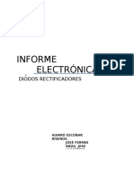 Informe de Electronica Basica Diodos Rec