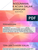 Teknik Mengarang Karangan Menggunakan Acuan